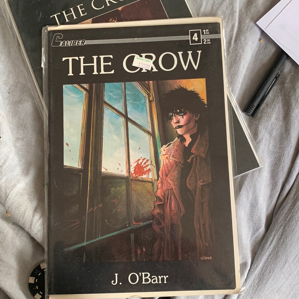 Caliber comics The crow -#4 Jan 1989